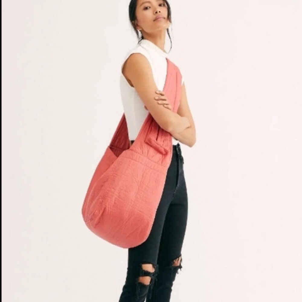 Free People Pink Tote Bag